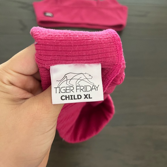 Women's Pink Ribbed Two-Piece Set - Picture 3 of 4